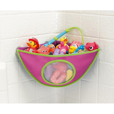 Органайзер для іграшок у ванній 011033 рожевий