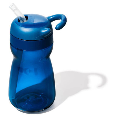 Поильник с трубочкой Adventure water bottle 350 ml. Blue 63143500