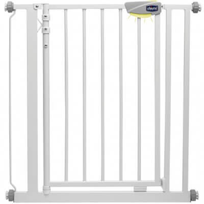 Дверне огородження Nightlight Autoclose safety gate 76-81 см, білий