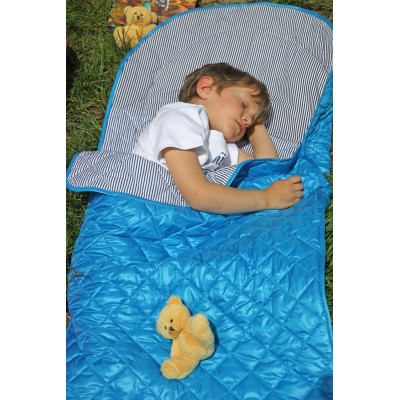 Детский туристический спальный мешок Blue 155*65 см.