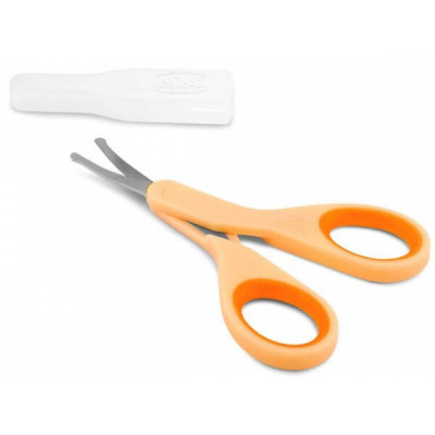 Ножницы для новорожденных Baby Nail Scissors Orange