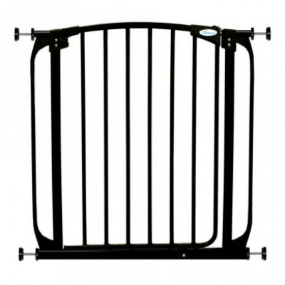 Дверний бар'єр Swing closed security gate 71-80 см чорний F160B