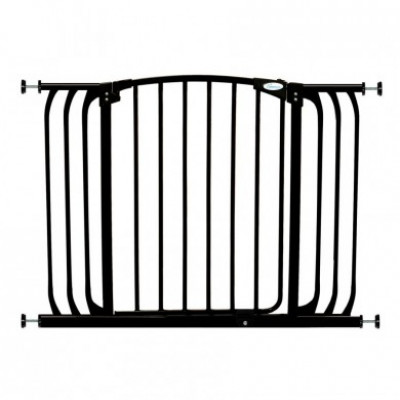 Дверний бар'єр Swing closed security gate 97-106 см чорний F170B