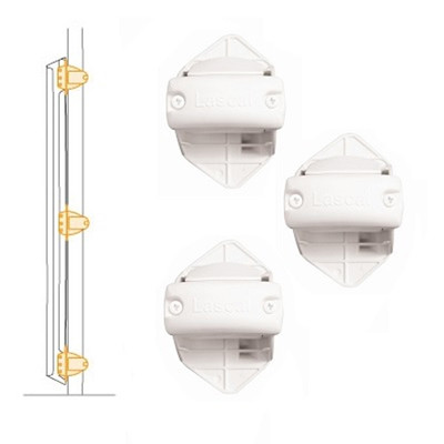 Кріплення до балясині Bannister installation kit for locking strip колір: білий