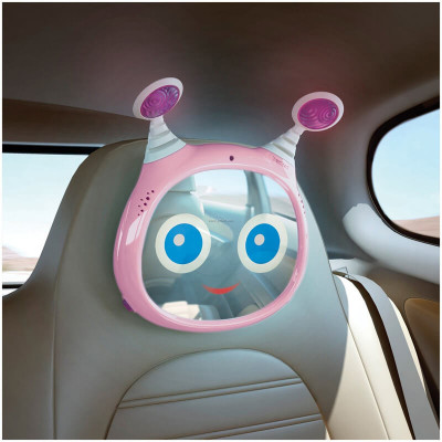 Интерактивное зеркало в машину "Инопланетянин" BM712 Pink