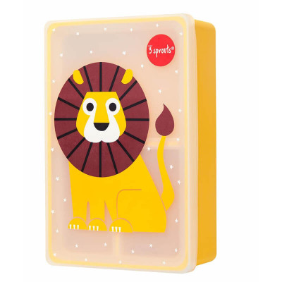 Ланч-бокс силиконовый Silicone Bento Food Box Lion