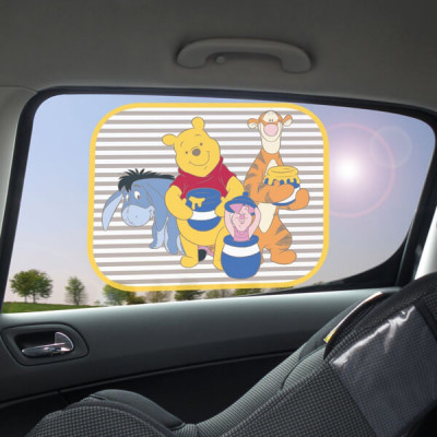 Захисний екран від сонця в автомобіль 44*36 Winnie the pooh 7013016