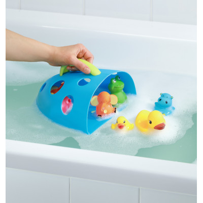 Органайзер для игрушек в ванной 262 цвет: синий
