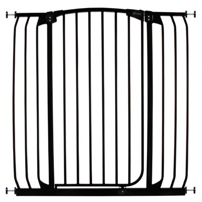 Дверний бар'єр Swing closed security gate 97-106 см висота 103 см чорний F191B