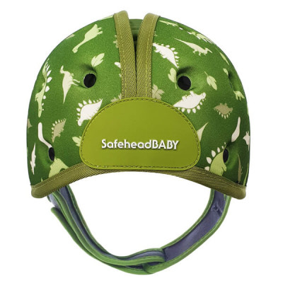 Детский защитный шлем Dino green